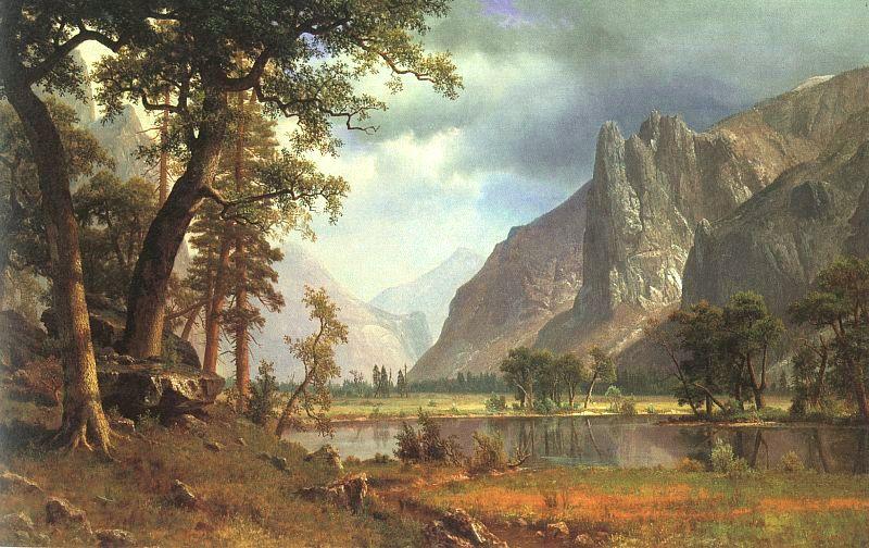 Albert Bierstadt Yosemite Valley Norge oil painting art
